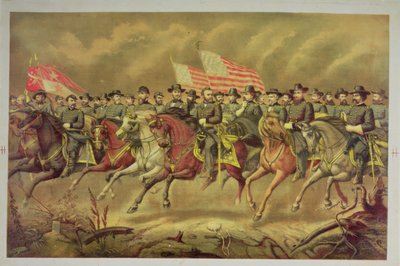 Grant and his Officers by E. Boell